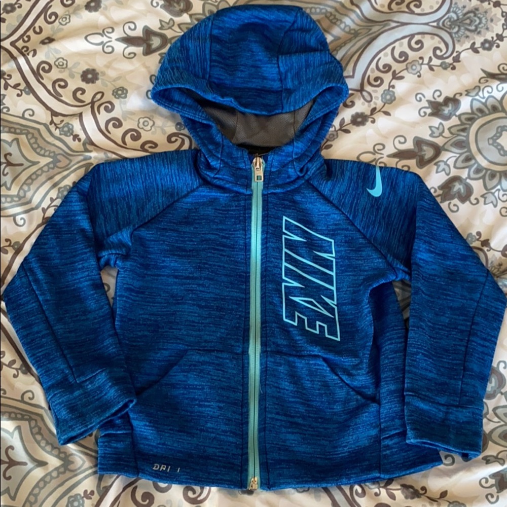 Toddler zip up Nike sweatshirt